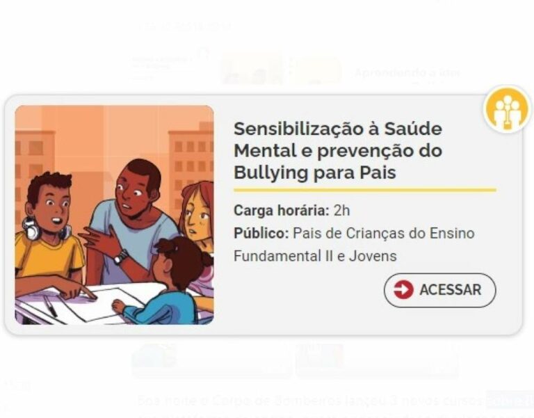 Corpo de bombeiros lança cursos online contra o bullying em Araçatuba