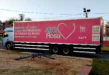Secretaria de Saúde inicia exames gratuitos de mamografia em carreta do Hospital de Amor