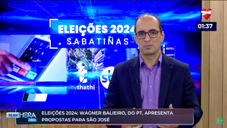 Sabatina: Wagner Balieiro (PT) expõe propostas para SJC
