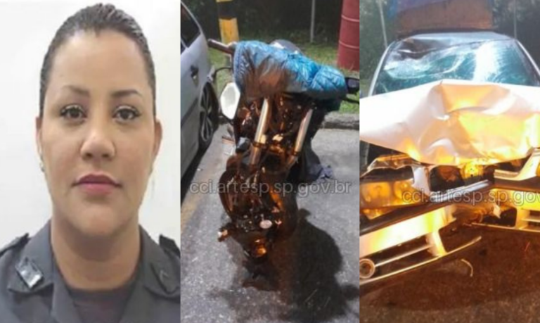 PM morre atropelada por motorista embriagado e sem habilitação em rodovia de São Vicente