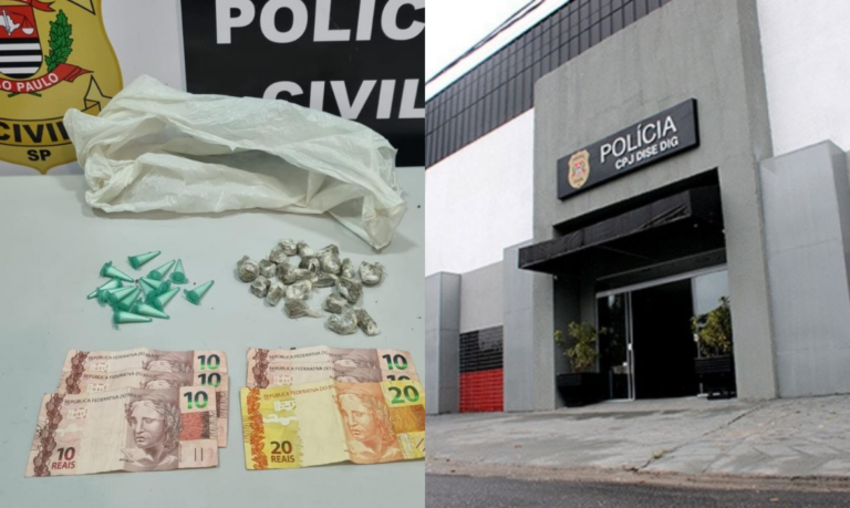 Casa abandonada utilizada para o tráfico de drogas é alvo de ação policial e homem é preso em Praia Grande