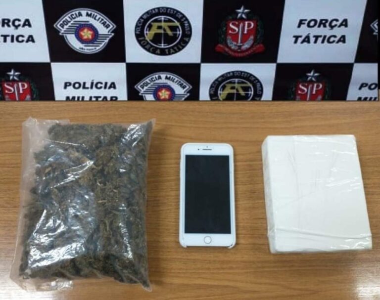 Mulher é presa portando maconha e pasta base de cocaína em Araçatuba