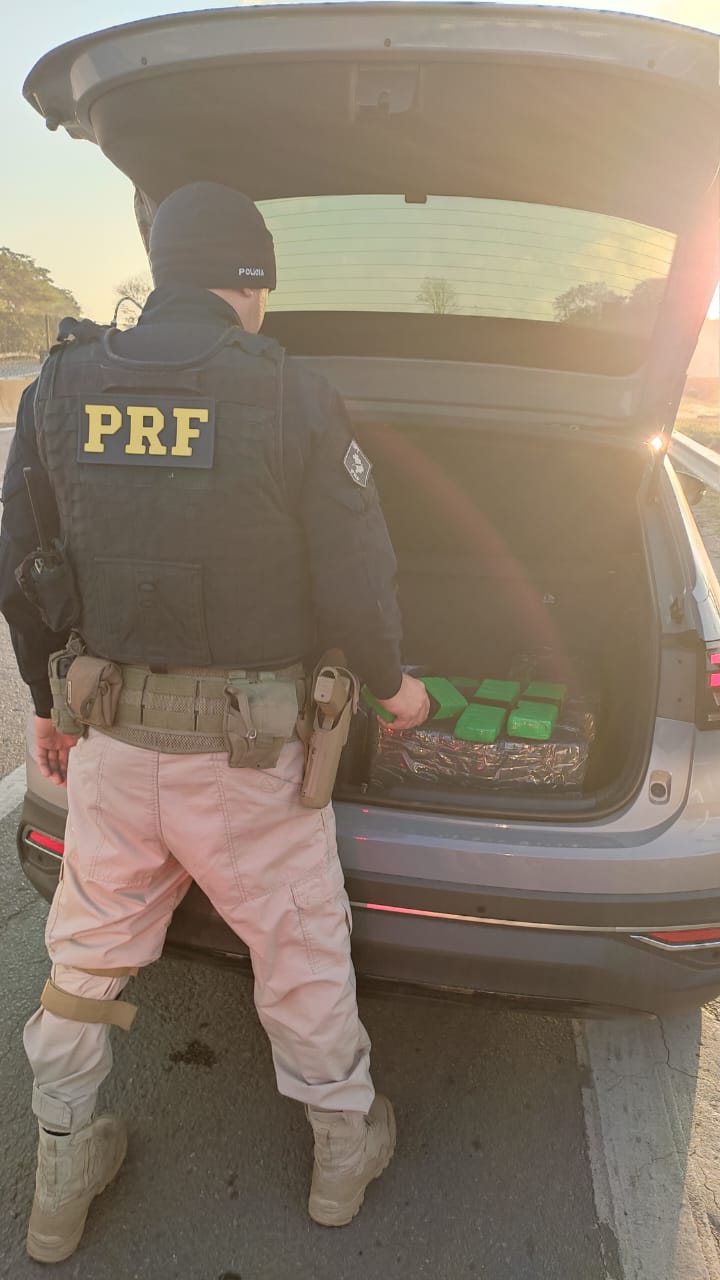 Motorista é preso com mais de 200 kg de maconha na via Dutra