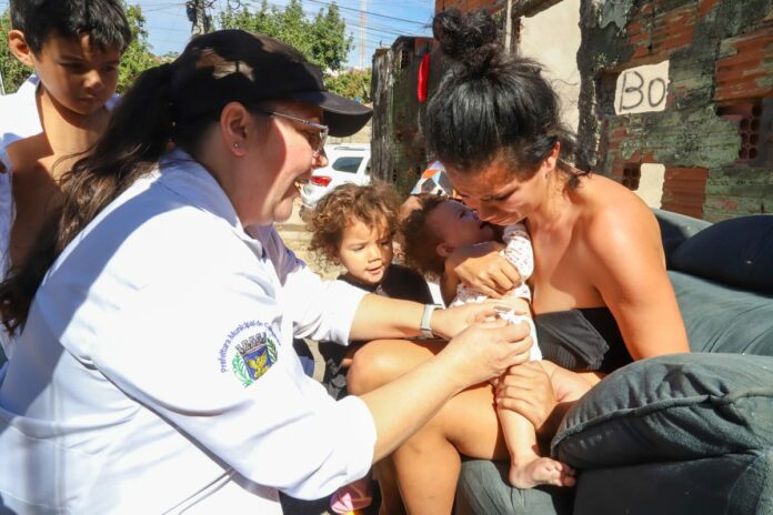 Saúde realiza ações para verificar situação vacinal da pólio e do sarampo