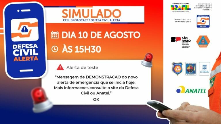 São Sebastião é único município do Estado de SP a receber projeto piloto de alerta da Defesa Civil