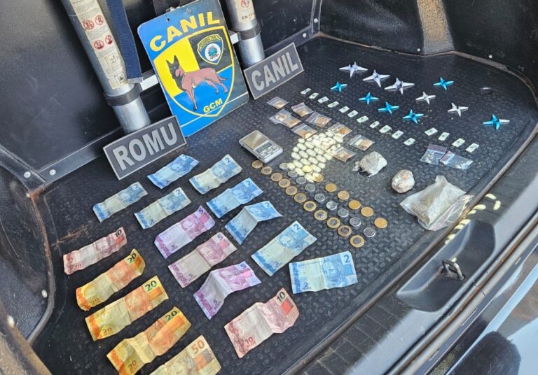 Adolescente de 14 anos é flagrado traficando entorpecentes em esquina da zona Oeste; jovem portava cocaína, maconha e haxixe