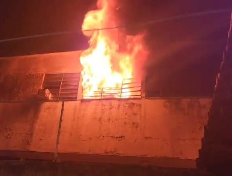 Incêndio atinge antiga delegacia da Polícia Civil em Birigui