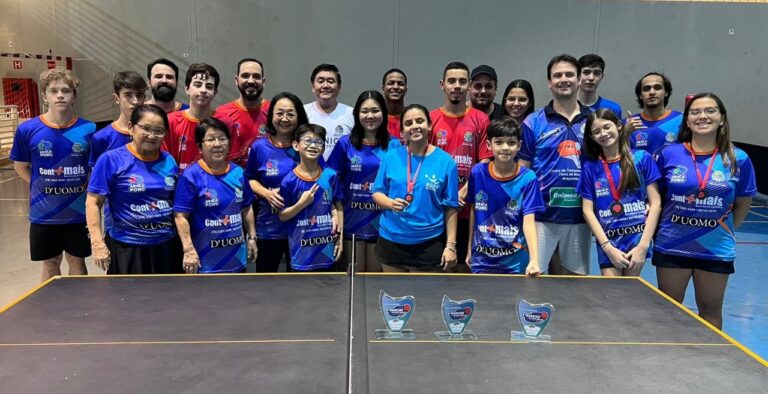 Equipe de tênis de mesa de Araçatuba conquista troféus na V etapa do TMB Regional