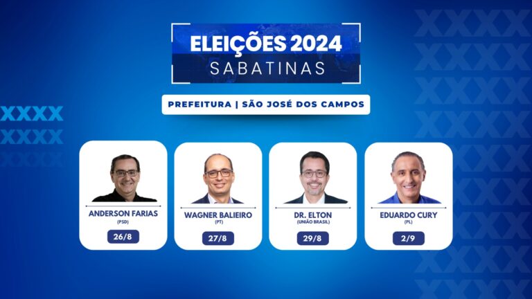 sabatinas eleições 2024 sjc