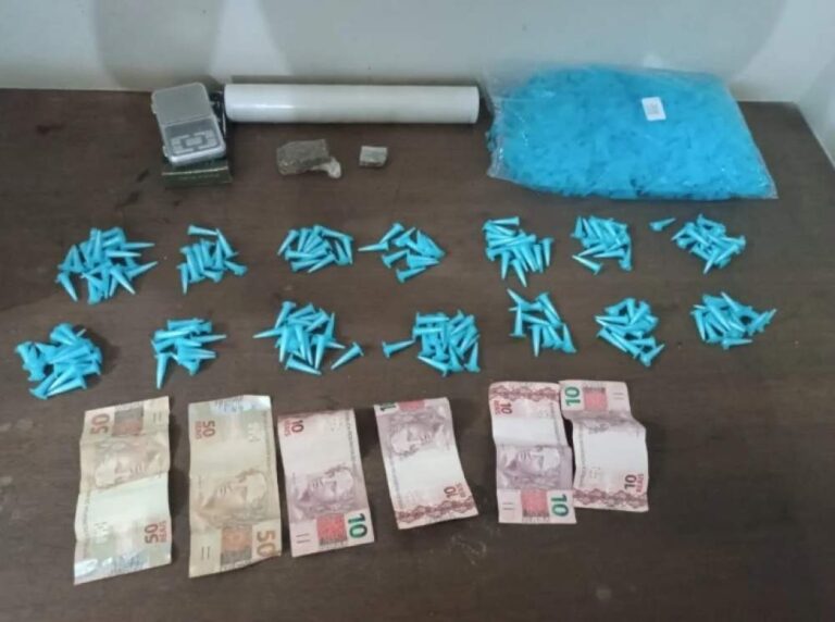 Jovem é preso por tráfico de drogas em Brejo Alegre