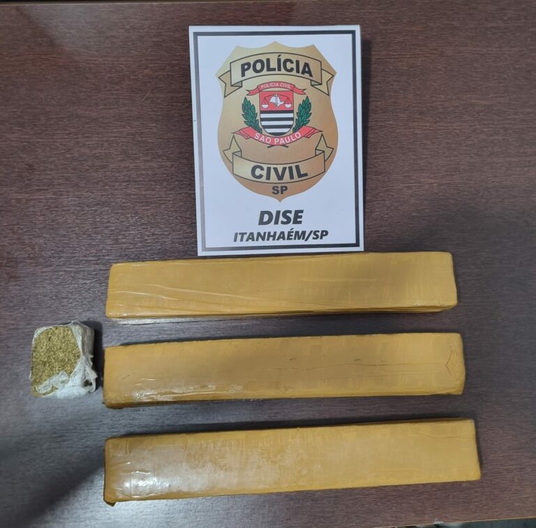 Integrante de facção criminosa é preso abastecendo ponto de venda de drogas em Mongaguá