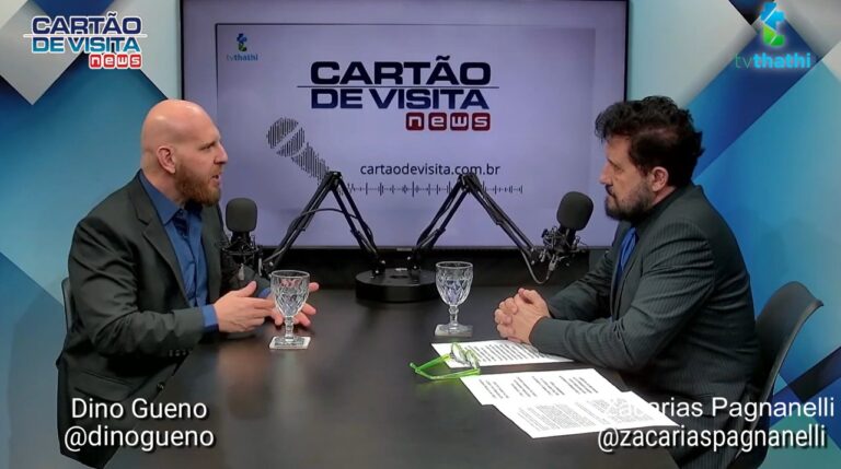 Programa Cartão de Visita entrevista o palestrante Dino Gueno