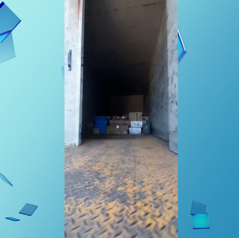 Guarda Municipal recupera caminhão baú lotado com produtos eletrônicos