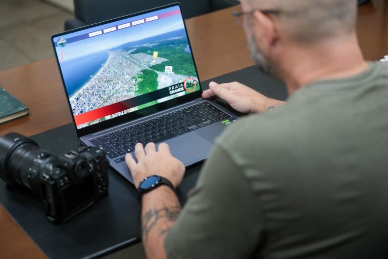 Fotógrafo inova e cria tour virtual ‘Praia Grande 360’