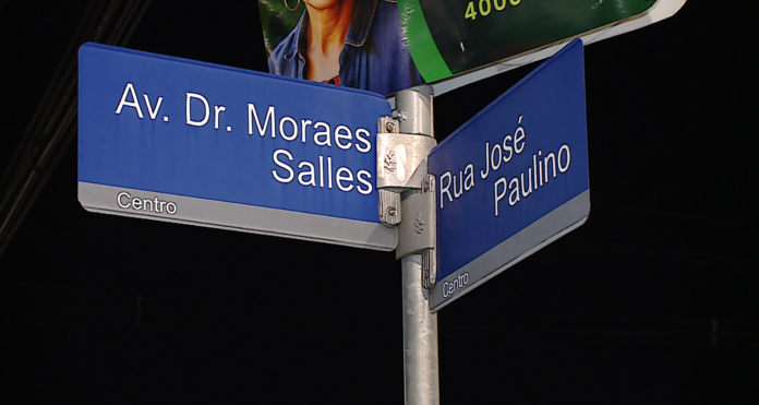 placa A Guarda Municipal o localizou ferido na esquina das ruas José Paulino e Moraes Sales, após um chamado anônimo.