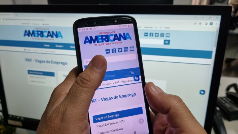 PAT disponibiliza 549 vagas de emprego em Americana