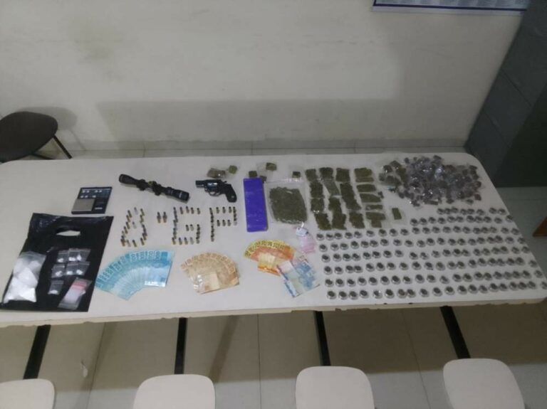 Jovem é preso em Buritama com drogas, arma e munições após confissão de tráfico