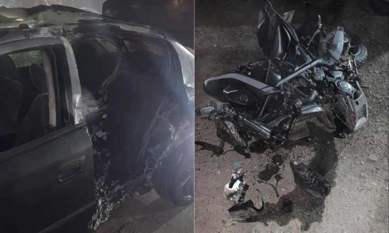 Motociclista morre após colidir em carro que fazia conversão proibida em Bertioga