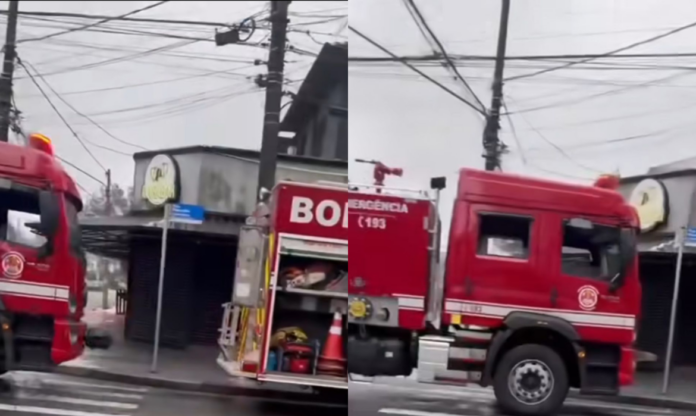 fogo em coifa de restaurante