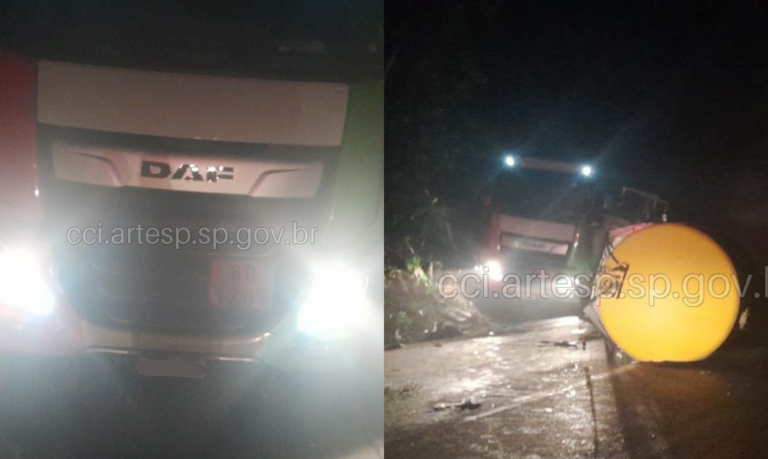 Acidente em Rodovia Anchieta bloqueia pista por quase oito horas