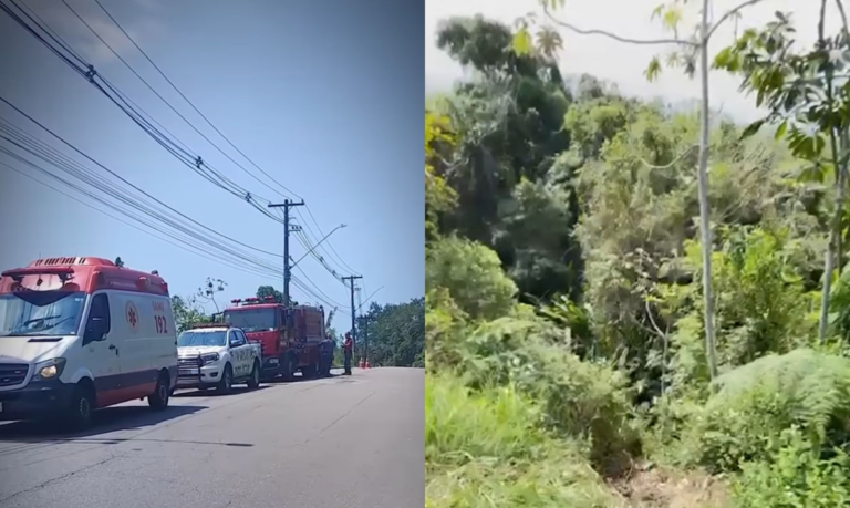 Tragédia! Carro cai em ribanceira e três passageiros morrem em Itanhaém