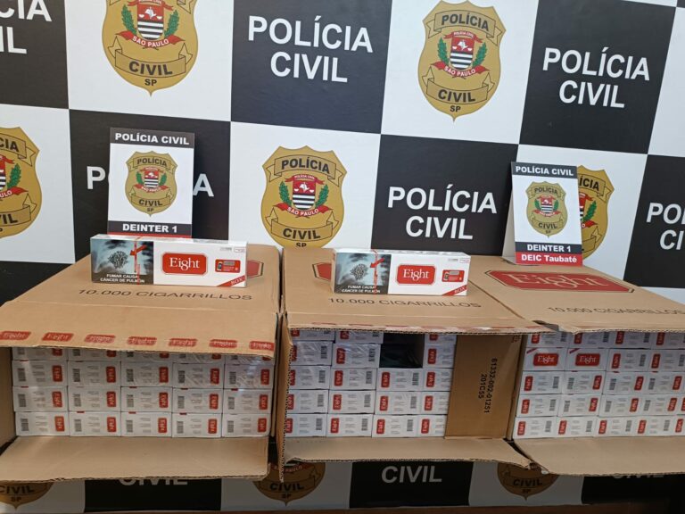Homem é preso por contrabando de cigarros em Taubaté