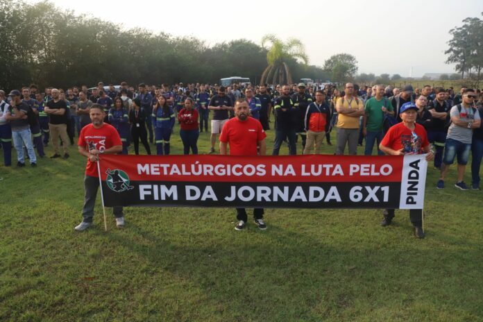 Trabalhadores da Gerdau de Pinda realizam paralisação