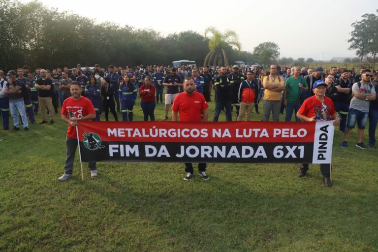 Trabalhadores da Gerdau de Pinda realizam paralisação