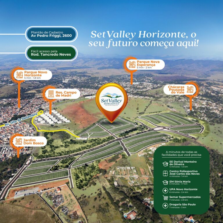 Região leste de SJC expande e ganha novo bairrono Novo Horizonte