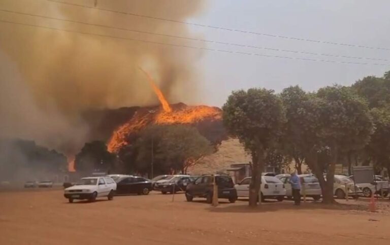 Incêndio em usina de Guararapes é parcialmente controlado