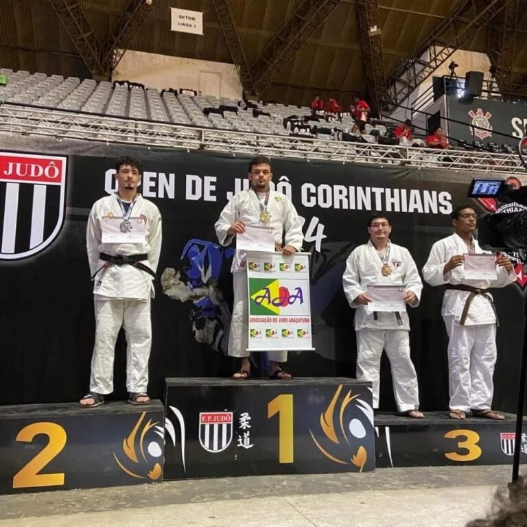 Judocas de Araçatuba conquistam ouro no Open Corinthians de Judô