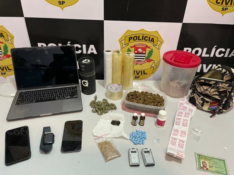 Traficante de ‘maconha gourmet’ e outras substâncias caras é preso em Praia Grande