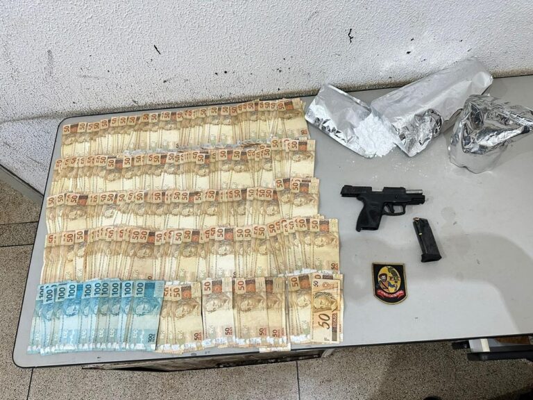 Homem é preso após suposto disparo de arma de fogo contra esposa grávida de dois meses