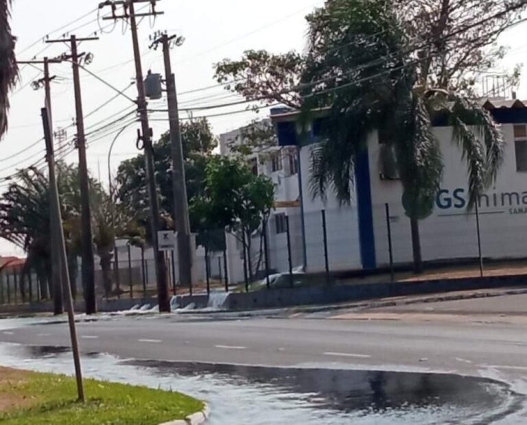 Vazamento no reservatório Ipanema chama atenção de moradores em Araçatuba