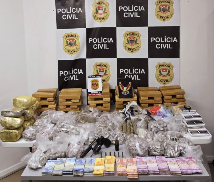 Polícia apreende 45 kg de drogas em São José dos Campos