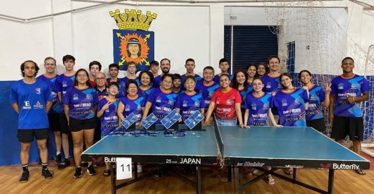 Equipe de Araçatuba conquista 3º lugar na Liga Oeste Paulista de Tênis de Mesa