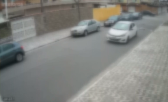 Motorista atropela cachorro por duas vezes e diz que não viu o animal; Veja o vídeo