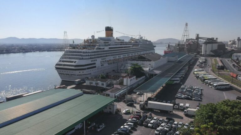 Terminal Concais de Santos espera receber 1 milhão de passageiros durante a temporada 2024/2025