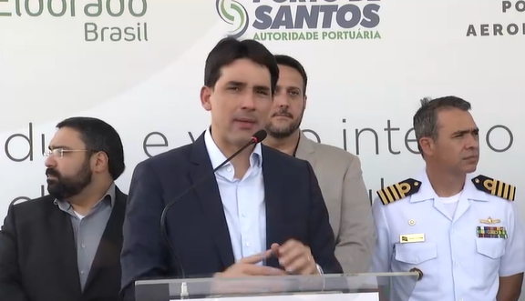 Ministro de Portos e Aeroportos afirma que projeto do Túnel Santos-Guarujá deve ir para TCU no próximo mês