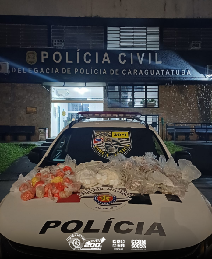Mais de 8 kg de drogas são apreendidos com mulher no Litoral Norte