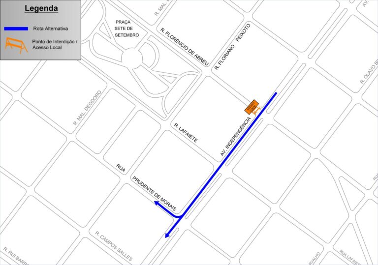 A partir de hoje | Prefeitura anuncia interdição da rua Florêncio de Abreu para serviços de recapeamento