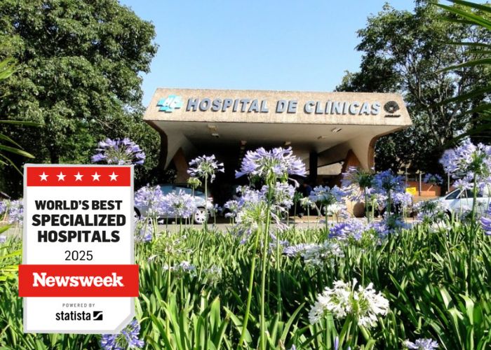 O Hospital das Clínicas da Unicamp (Universidade Estadual de Campinas) está entre os seis hospitais estaduais de São Paulo listados como os melhores do mundo de 2025