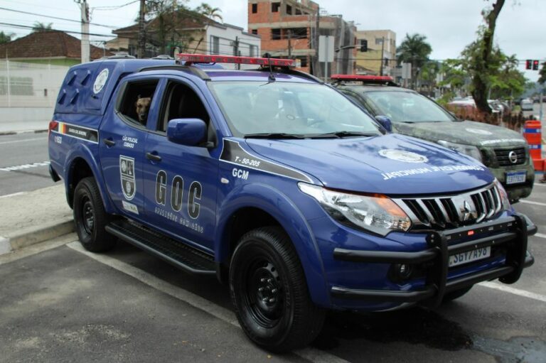 GCM de São Vicente ganha novas viaturas na base da corporação