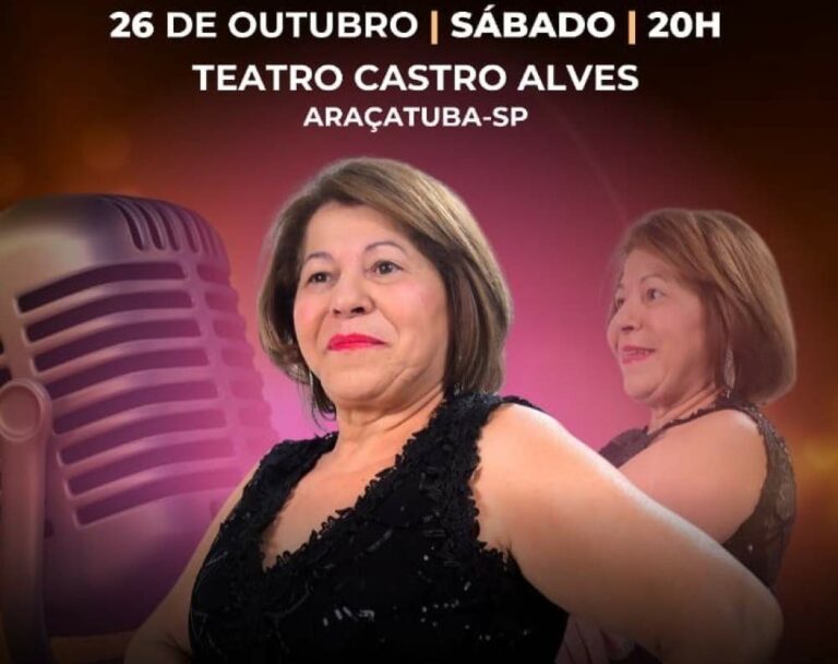 Sueli Rodrigues homenageia Alcione, Beth Carvalho e Clara Nunes em show gratuito em Araçatuba