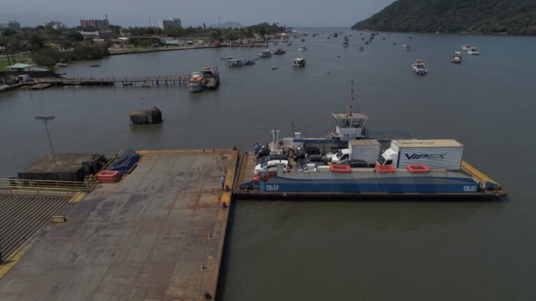 Travessia de balsas Bertioga/Guarujá será interditada nesta terça-feira; Entenda