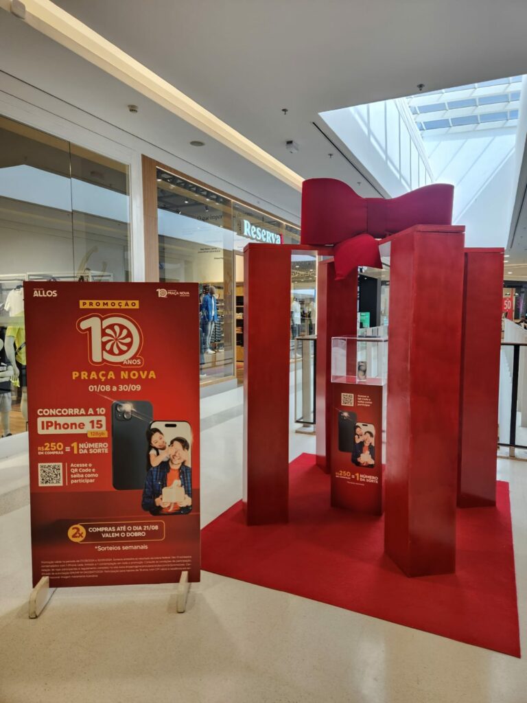 Shopping Praça Nova sorteou 10 iPhones em campanha comemorativa
