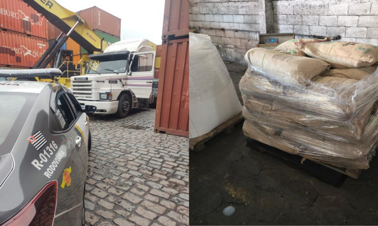 800 kg de cocaína, avaliados em R$ 60 milhões, são apreendidos em caminhão no Porto de Santos e motorista é preso