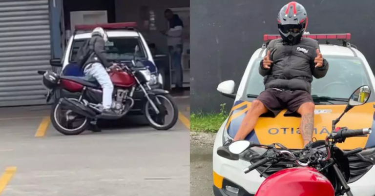 Homem que debochava e vandalizava viaturas da GCM de Guarujá em vídeos nas redes sociais é preso;VÍDEO