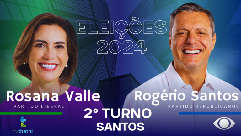 TV Thathi Band Litoral promove debate com os candidatos à prefeitura de Santos que disputarão o 2º turno