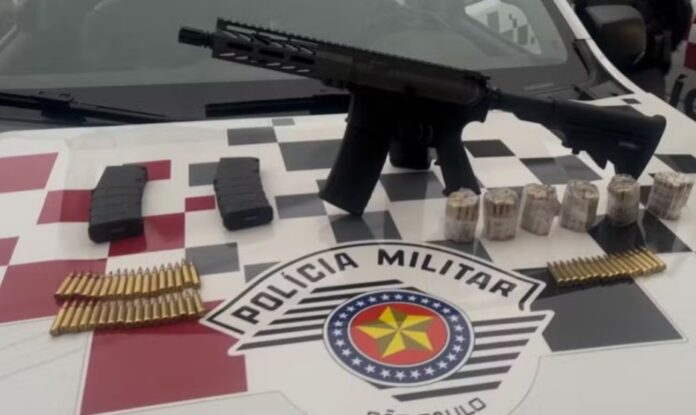 Mulher é presa com arma de fogo e 170 munições em Taubaté